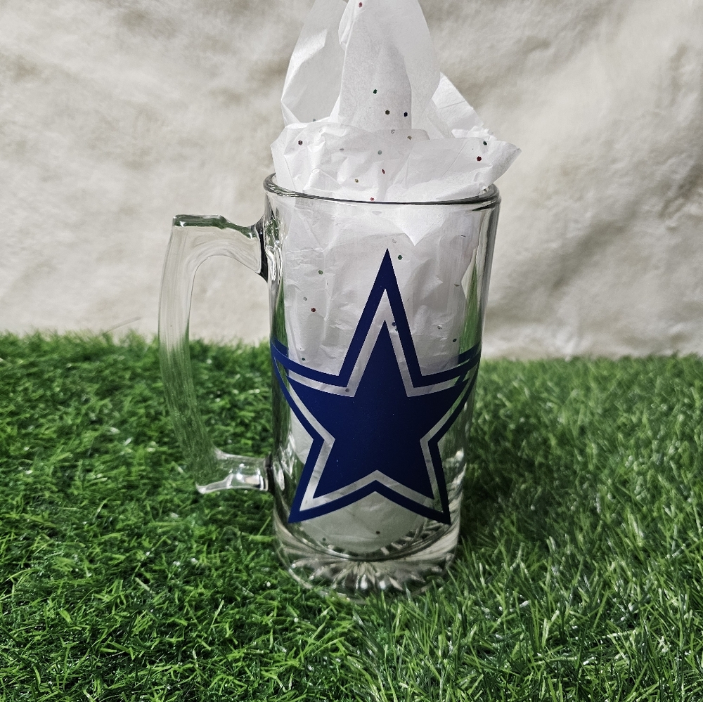 Cowboy Logos Glass Mug